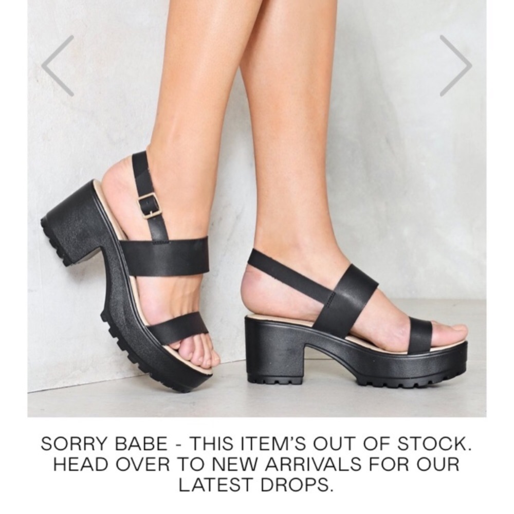 NEW Nasty Gal platform sandals